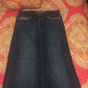Maurice’s Good Condition Ankle Length Jean Skirt